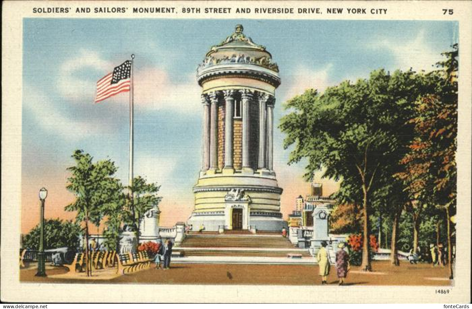 11320972 New_York_City Soldiers Sailors Monument - Andere & Zonder Classificatie