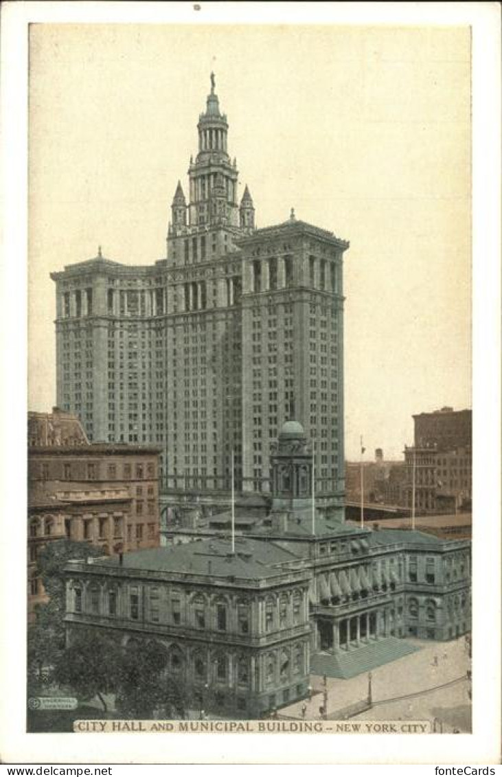 11320968 New_York_City City Hall Municipal Building - Autres & Non Classés