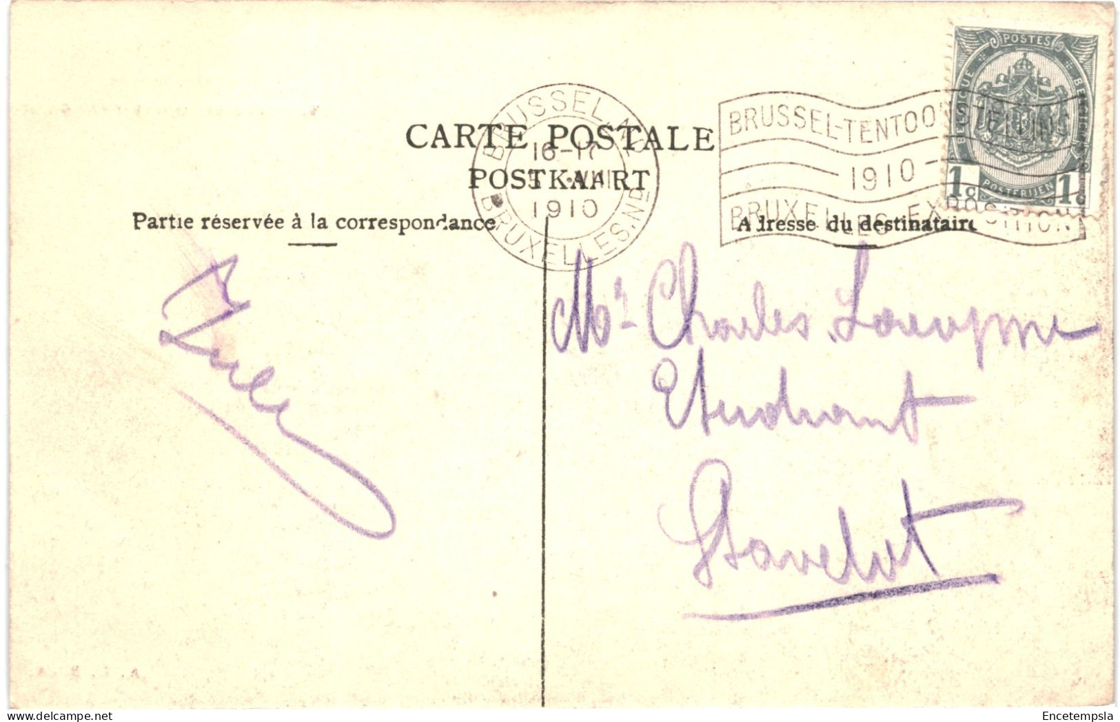 CPA Carte Postale  Belgique Bruxelles Exposition De 1910 Les Colonies Françaises VM80673 - Mostre Universali