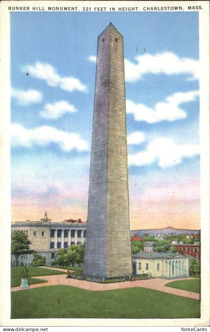 11320932 Charlestown_Massachusetts Bunker Hill Monument - Sonstige & Ohne Zuordnung