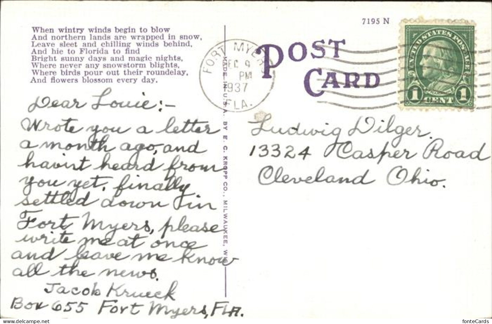 11320914 Fort_Myers Post Office - Andere & Zonder Classificatie