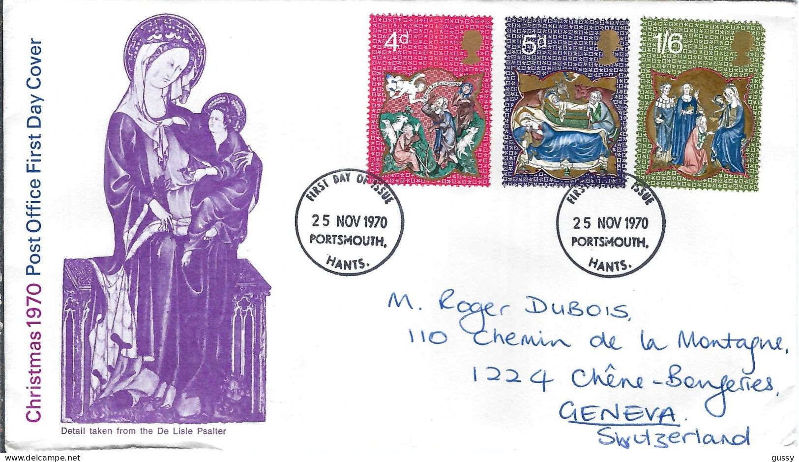 GRANDE BRETAGNE Ca.1970: FDC - 1952-1971 Pre-Decimale Uitgaves