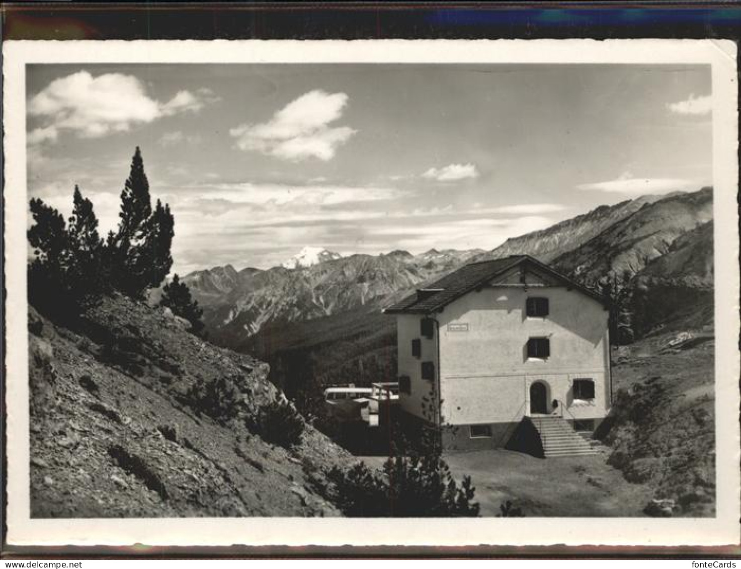 11318484 Ofenbergpass Ofenbergpasshoehe Touristen- U. Passantenhaus Ortler Cluoz - Autres & Non Classés