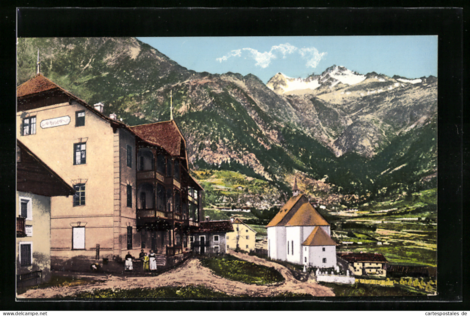 Cartolina Ridnaun, Hotel Und Pension Sonklarhof  - Autres & Non Classés