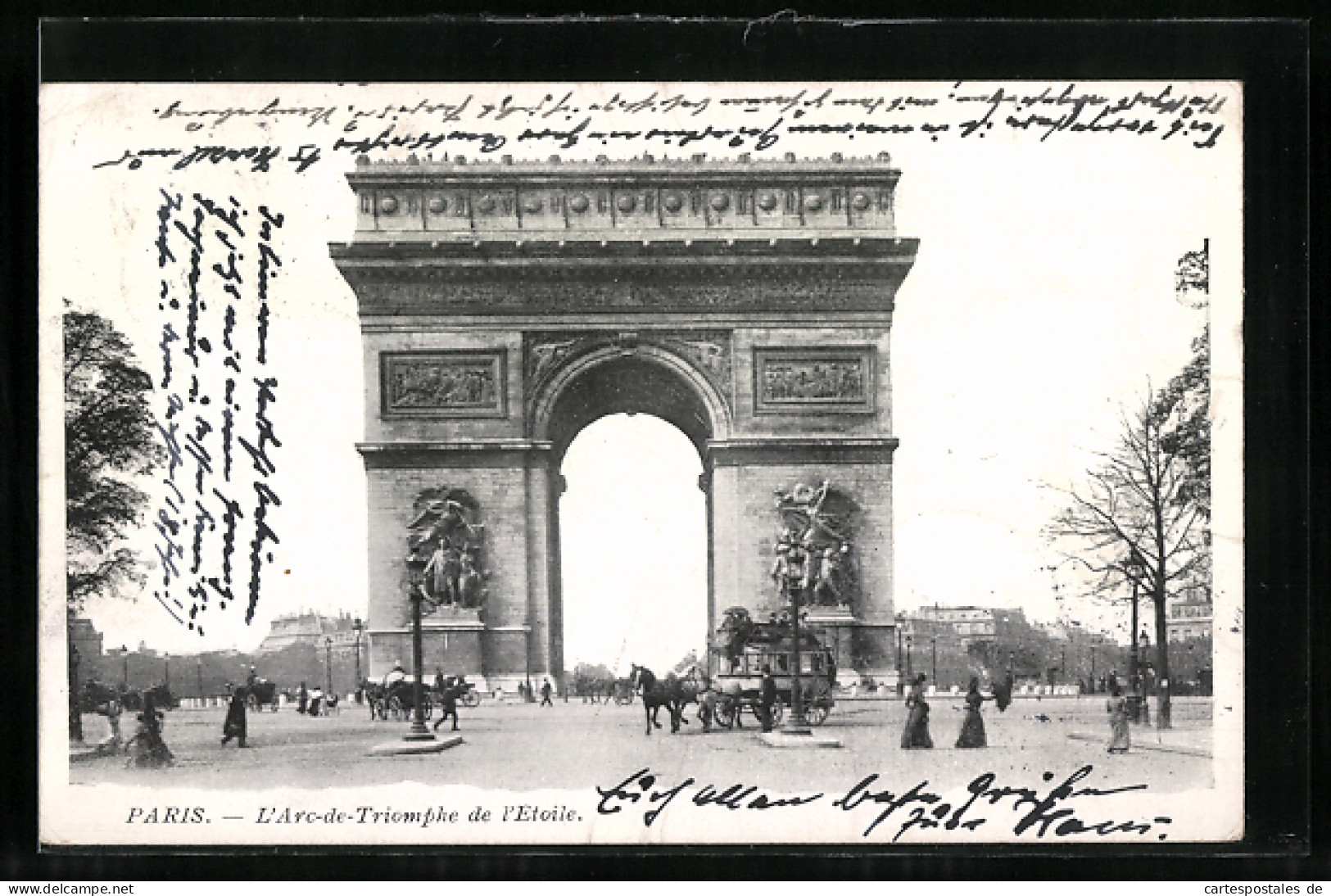 AK Paris, L`Arc De Triomphe De L'étoile  - Andere & Zonder Classificatie