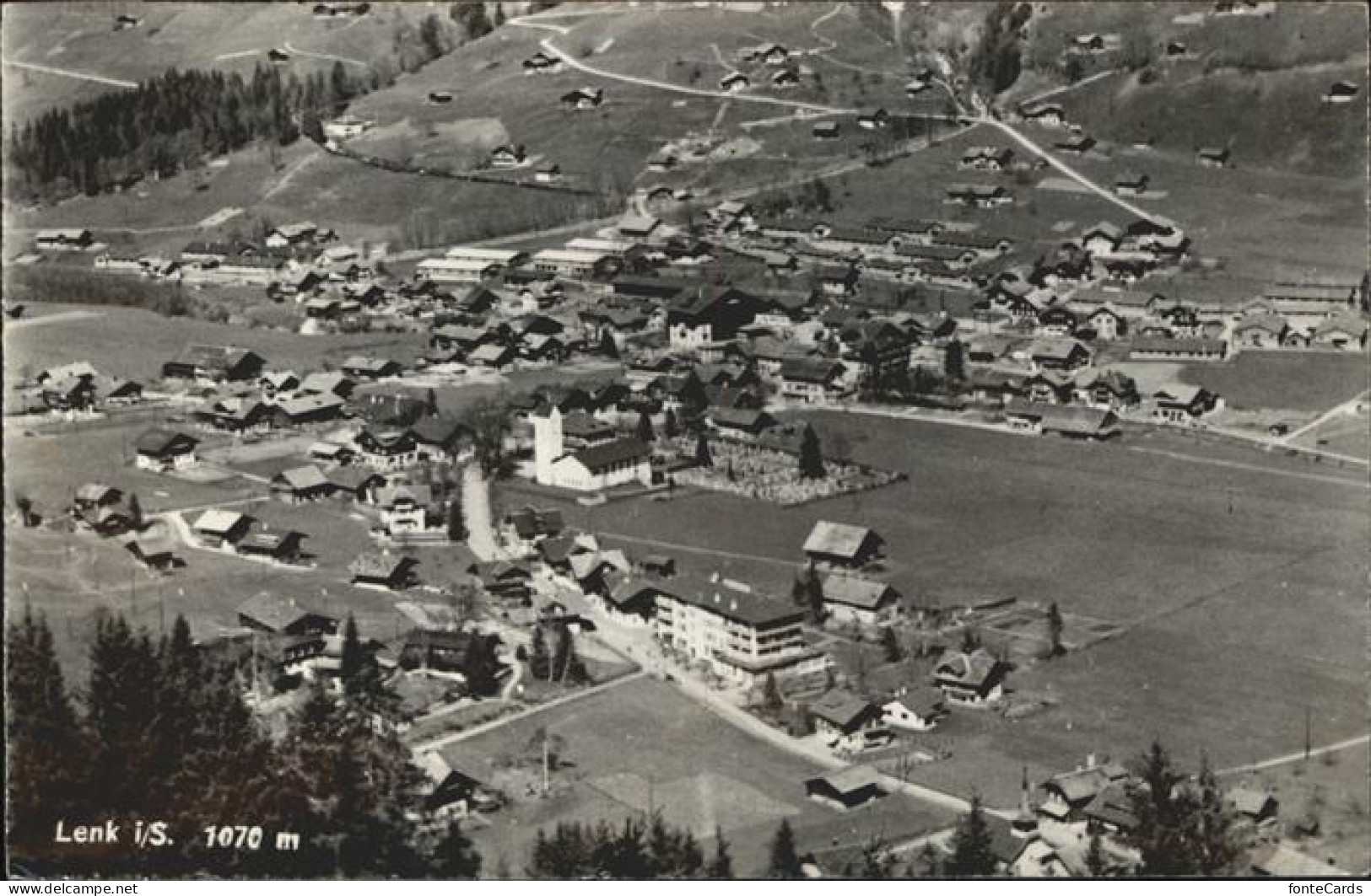 11318407 Lenk Simmental Luftbild Lenk Im Simmental - Otros & Sin Clasificación