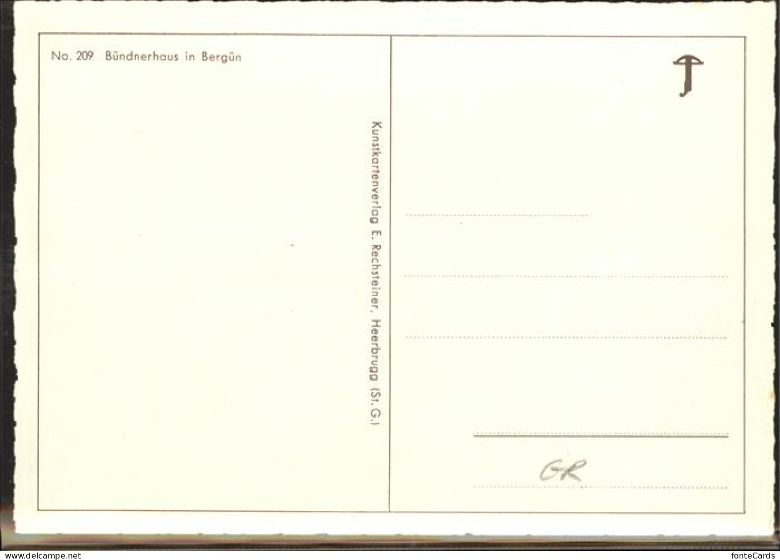 11318382 Berguen Bravuogn GR Buendnerhaus Berguen Bravuogn GR - Sonstige & Ohne Zuordnung