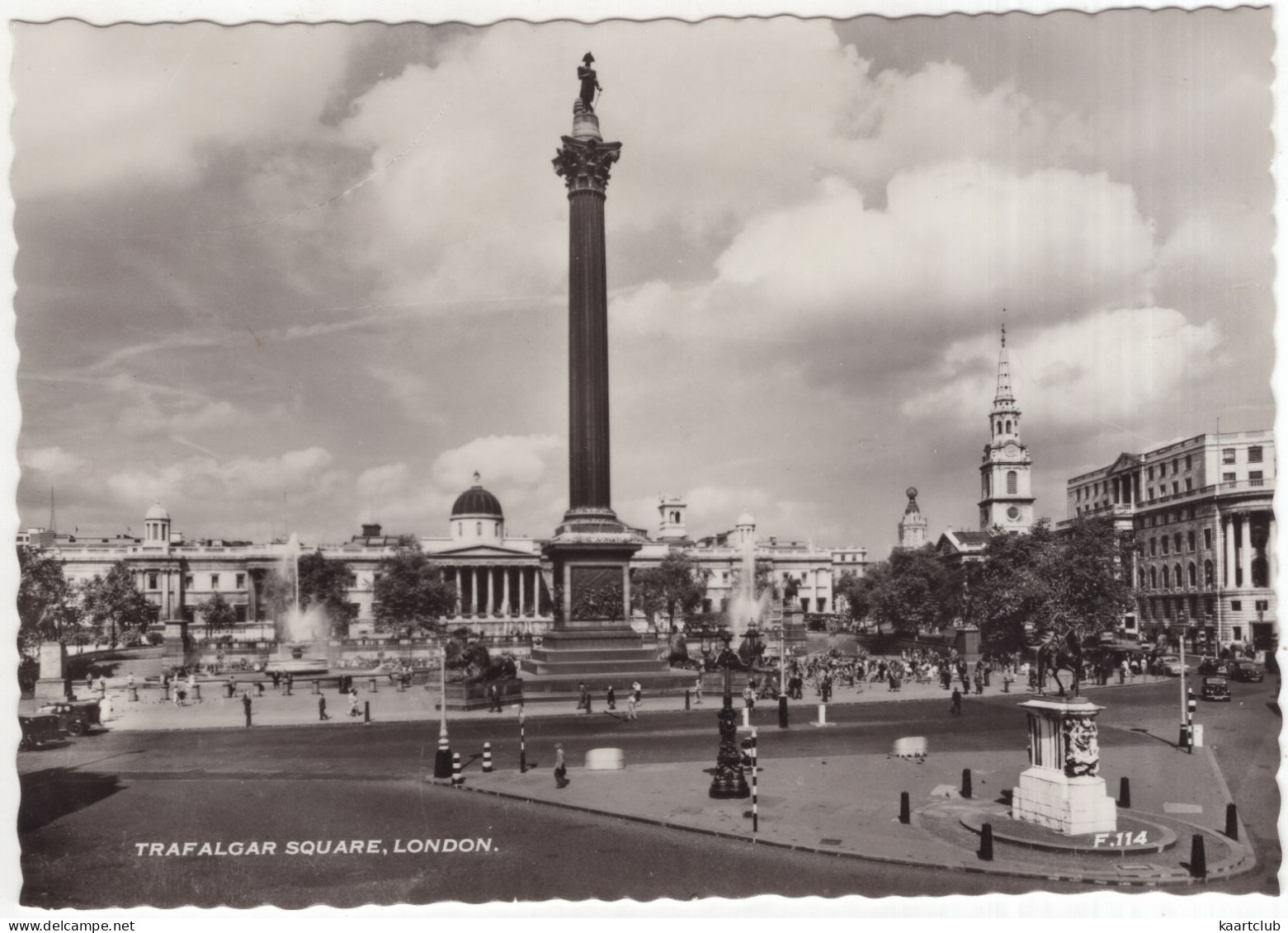 Trafalgar Square, London. -  (England) - Trafalgar Square