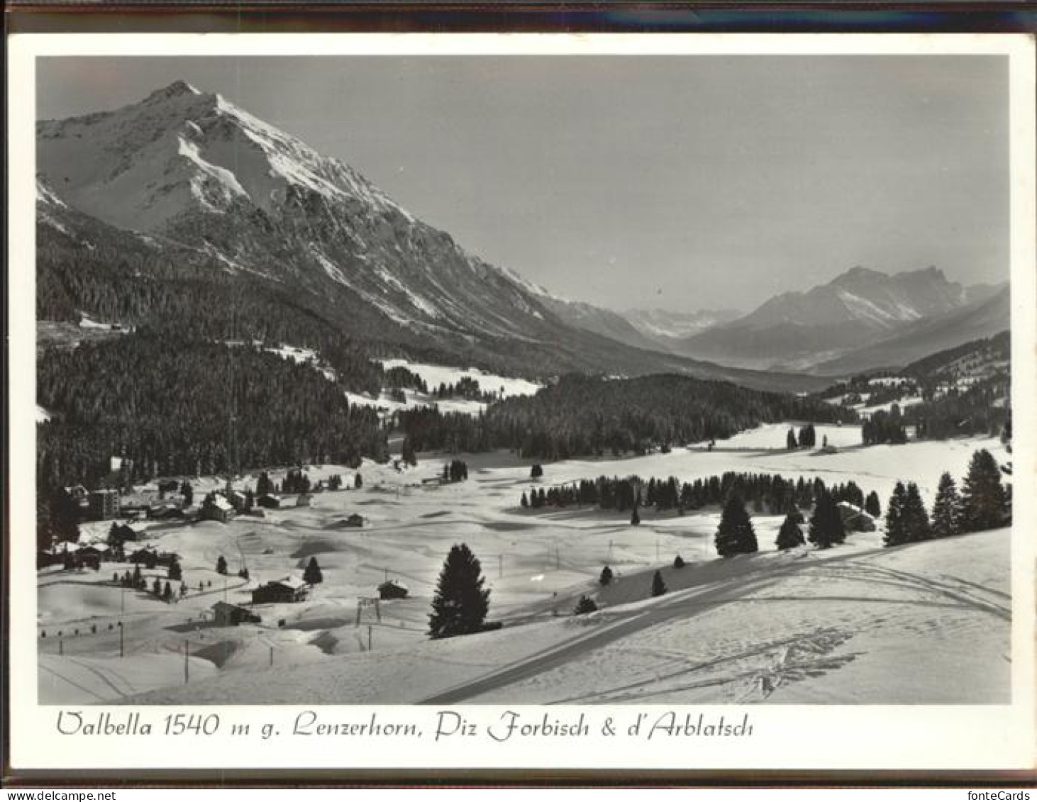 11318315 Valbella Lenzerhorn Piz Forbisch Valbella - Autres & Non Classés