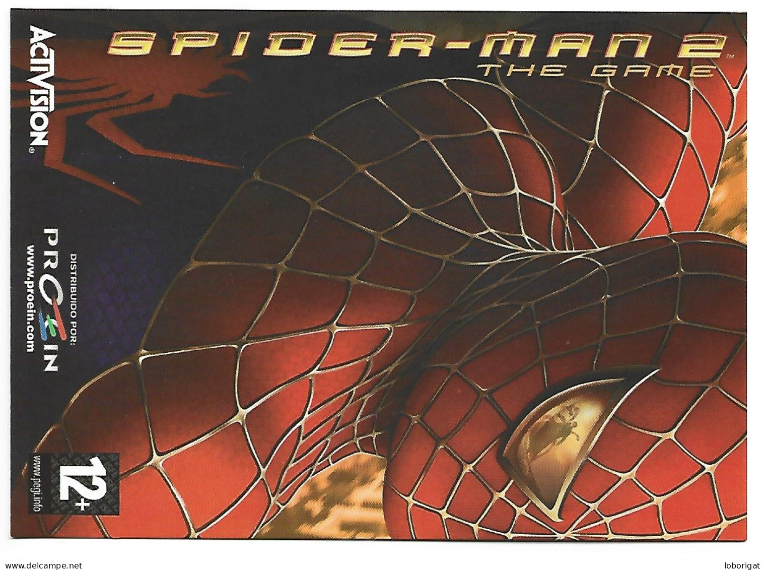 PUBLICIDAD DE JUEGO " SPIDERMAN II ".- - Werbepostkarten