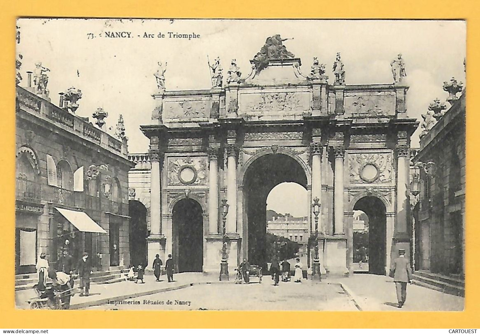 CPA NANCY - Arc De Triomphe 1914 - Nancy