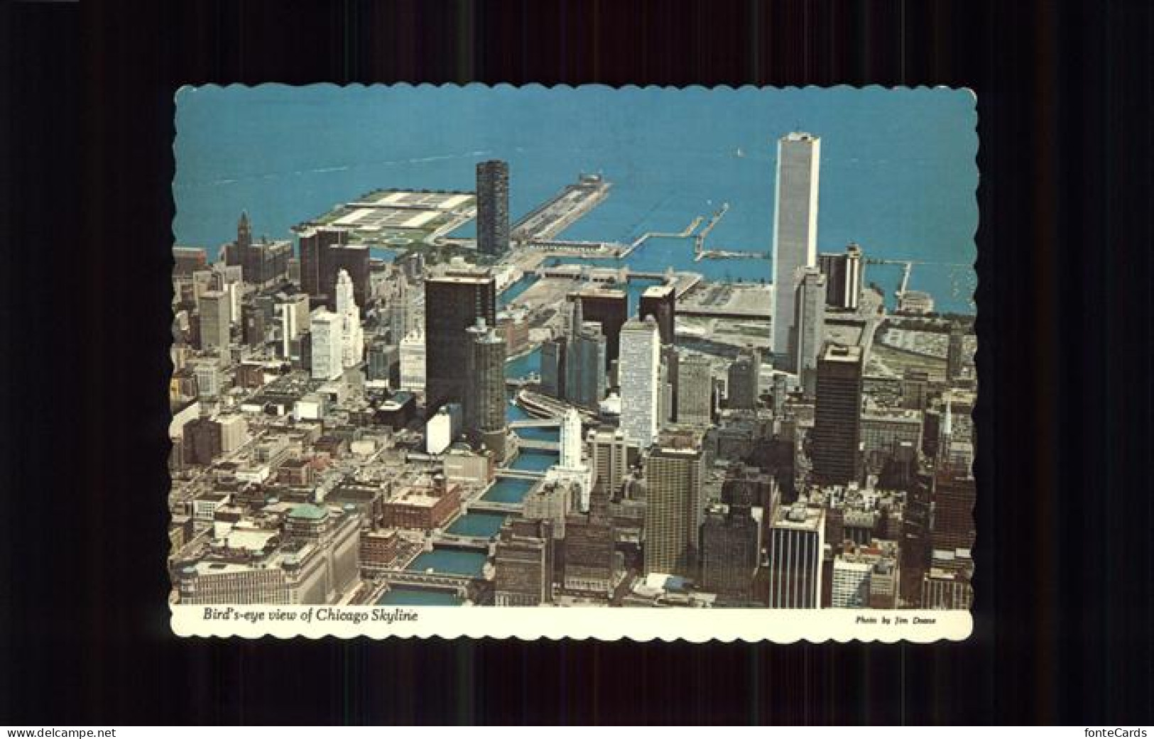 11317023 Chicago_Illinois Bird S_eye View Of Skyline  - Altri & Non Classificati