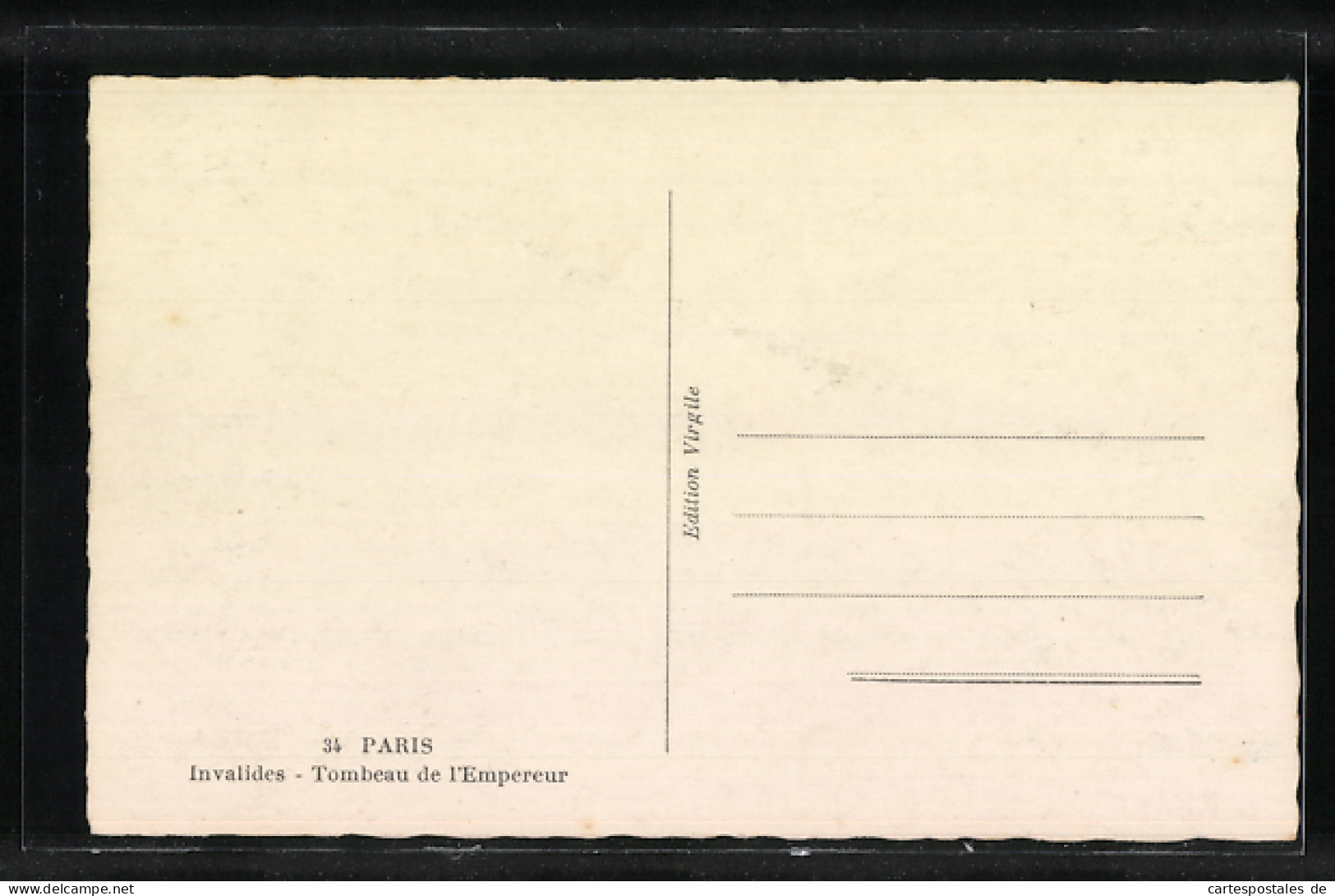 AK Paris, Hôtel Des Invalides-Tombeau De L`Empereur  - Sonstige & Ohne Zuordnung