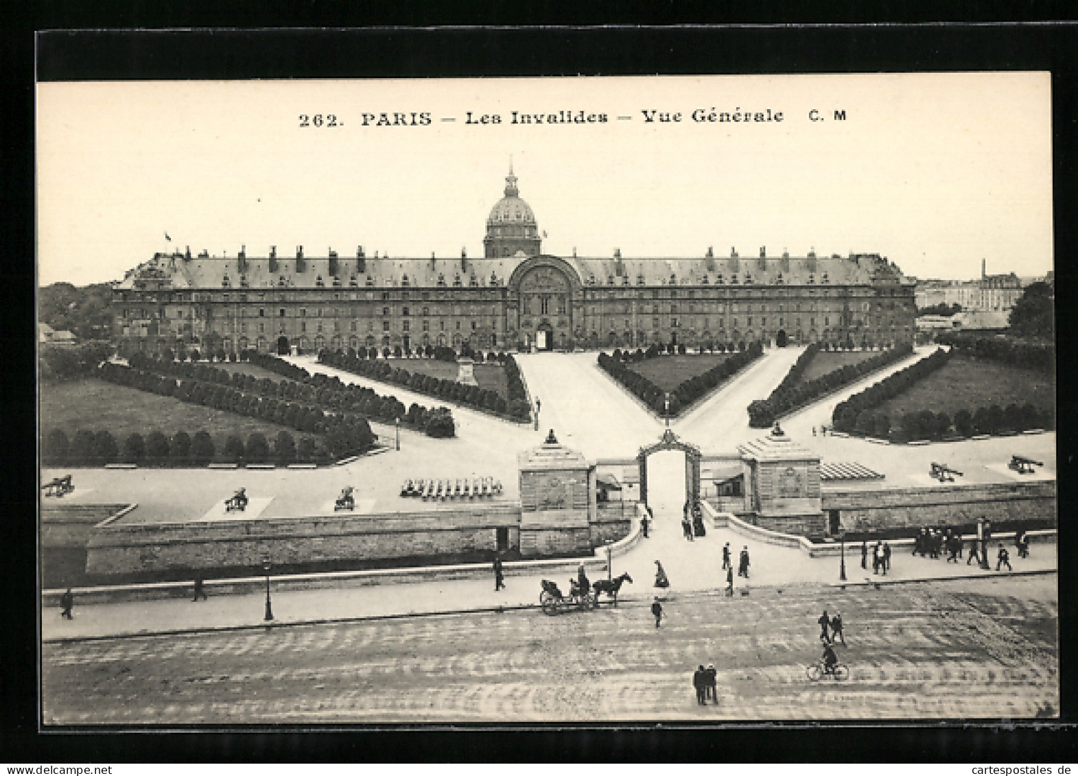 CPA Paris, L`Hotel Des Invalides, Vue Generale  - Pubs, Hotels, Restaurants