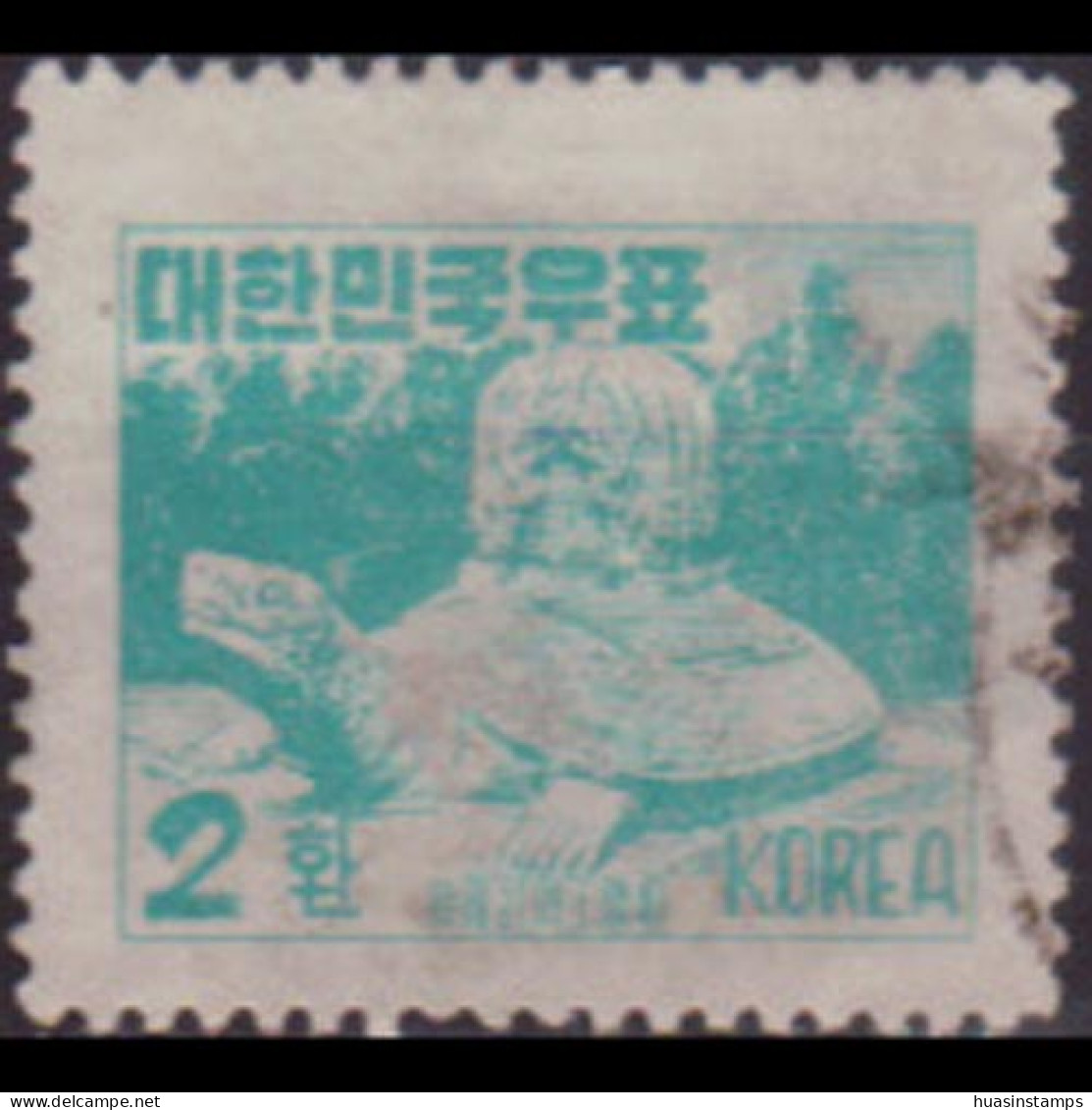 KOREA 1956 - Scott# 203B Tombstone 20h Used - Corée Du Sud