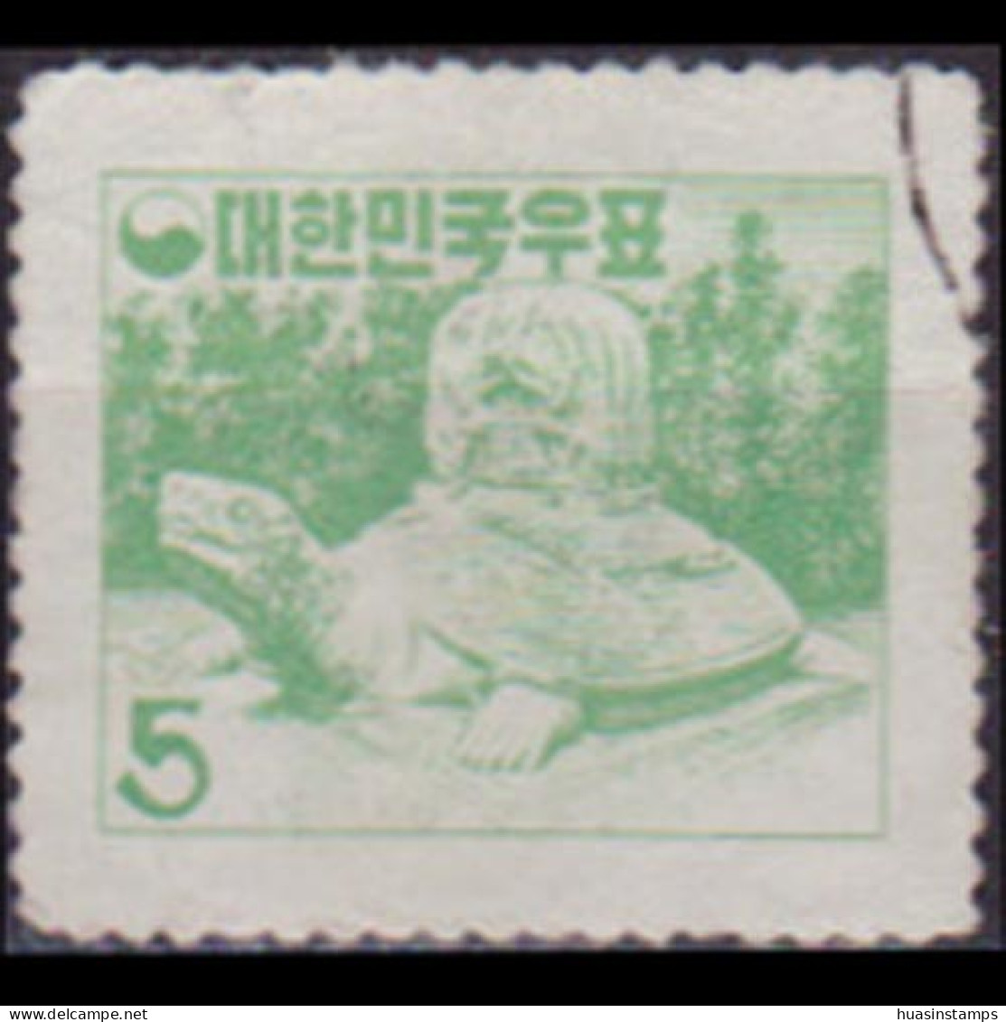 KOREA 1958 - Scott# 270 Tombstone 5h Used - Korea, South