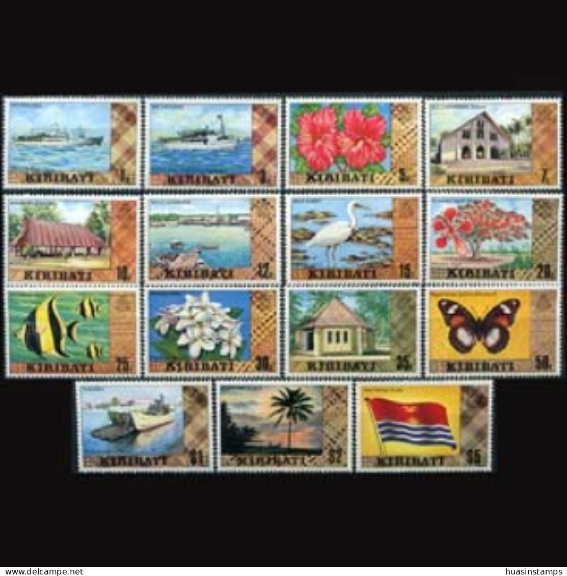 KIRIBATI 1980 - #327a-40c Local Scenes Unwmk Set Of 15 MNH - Kiribati (1979-...)