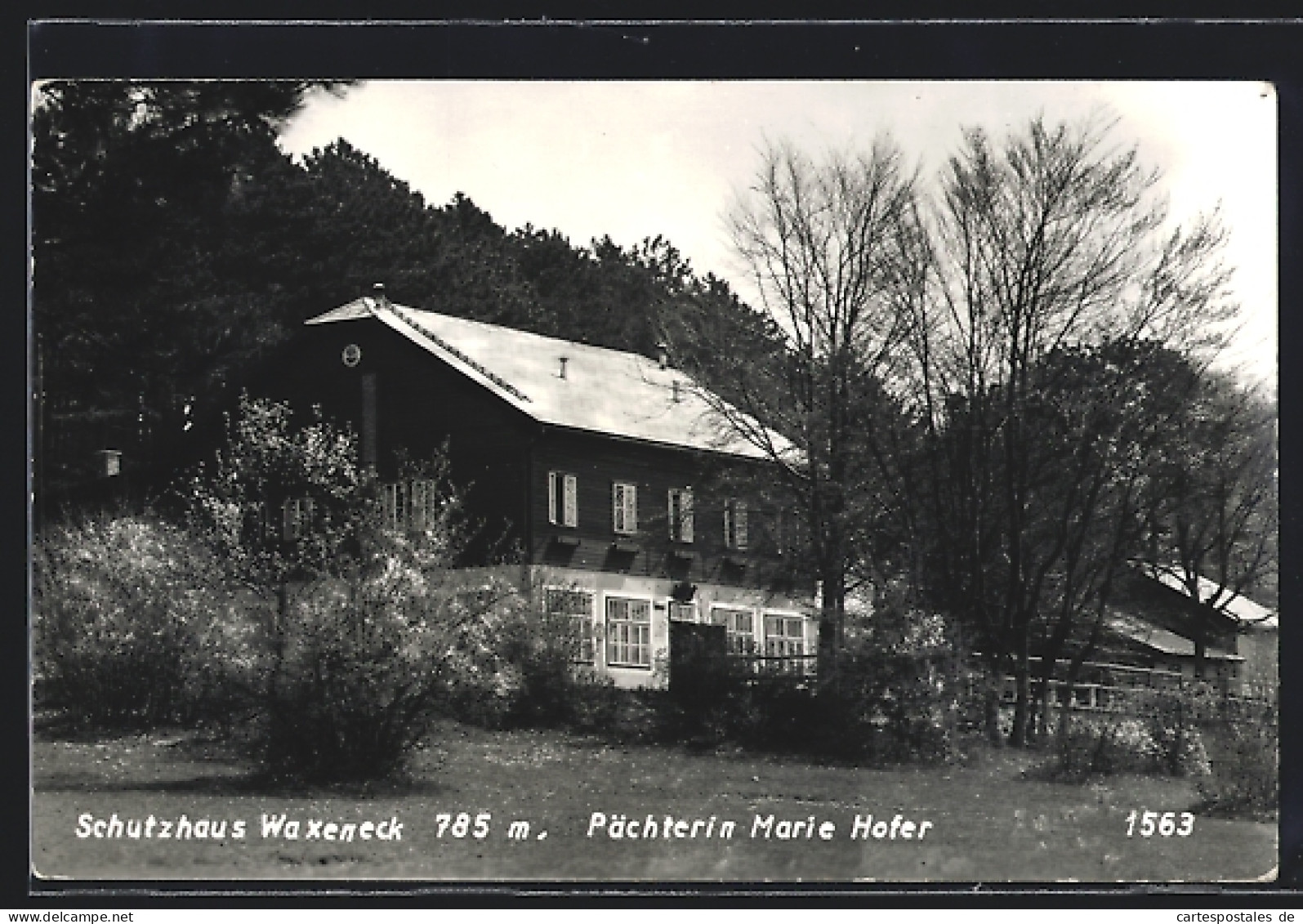 AK Schutzhaus Waxeneck, Pächterin Marie Hofer  - Other & Unclassified