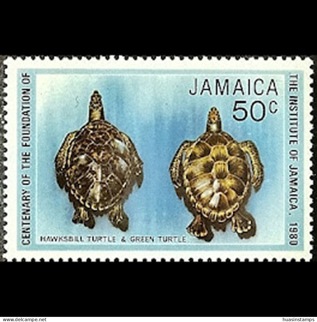 JAMAICA 1980 - Scott# 487 Turtles 50c MNH - Jamaique (1962-...)