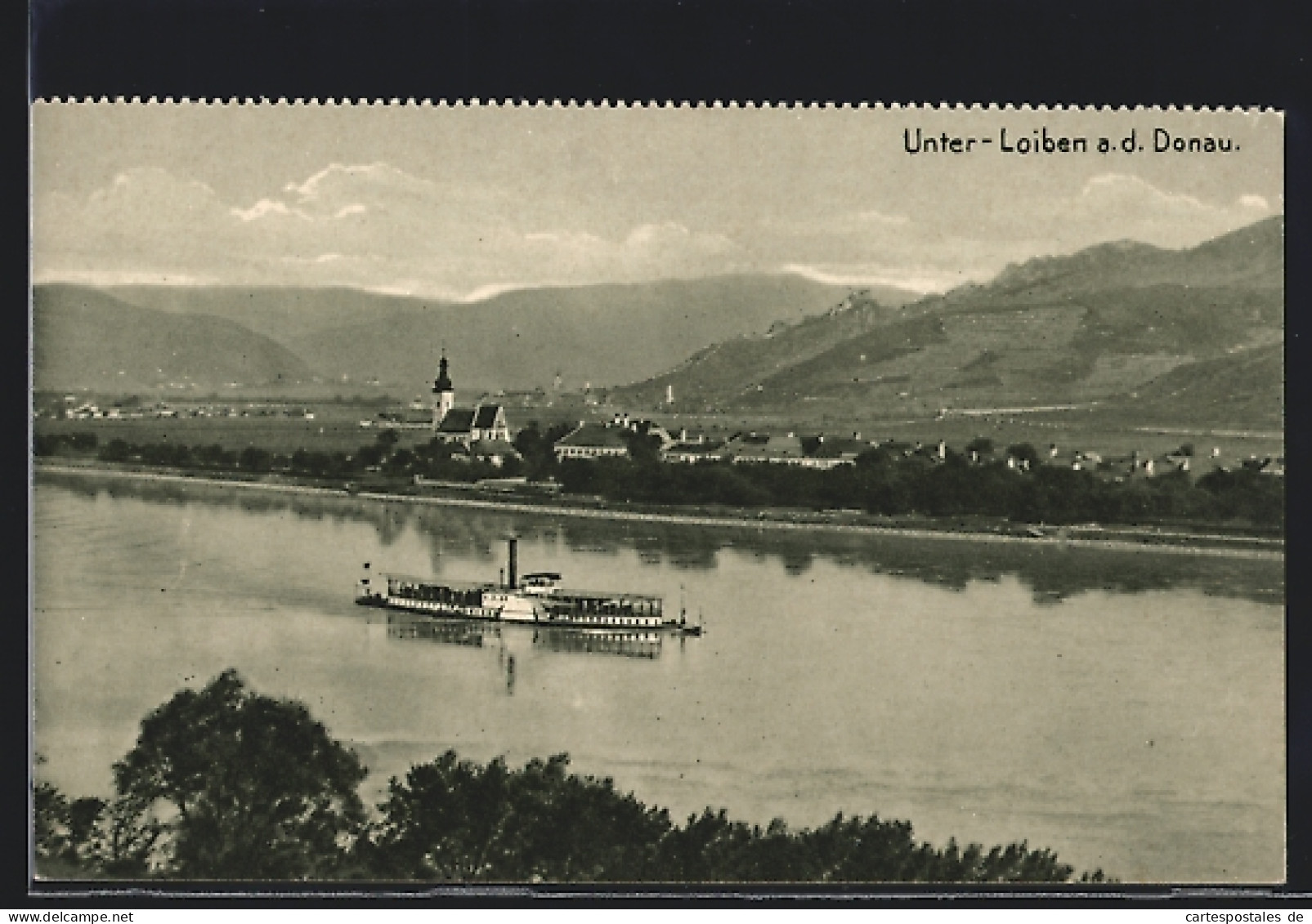 AK Unter-Loiben A. D. Donau, Totalansicht Aus Der Vogelschau  - Other & Unclassified