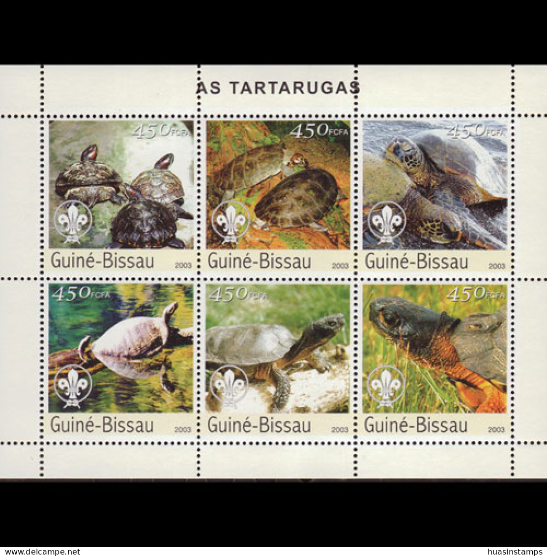 GUINEA-BISSAU 2003 - MI# 2583 S/S Turtles MNH - Guinea-Bissau