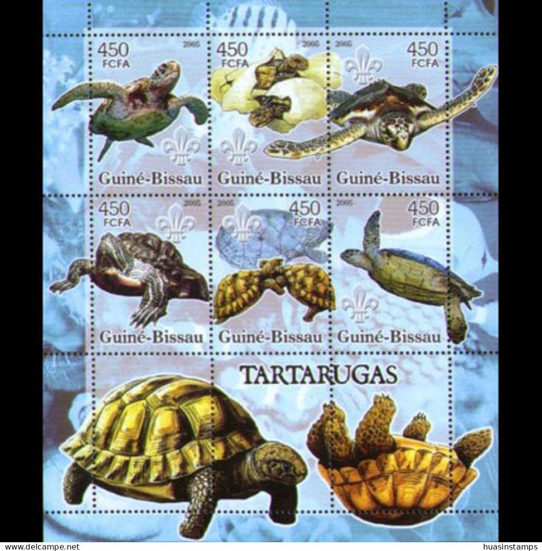 GUINEA-BISSAU 2005 - MI# 3228 Sheet-Turtles MNH - Guinea-Bissau