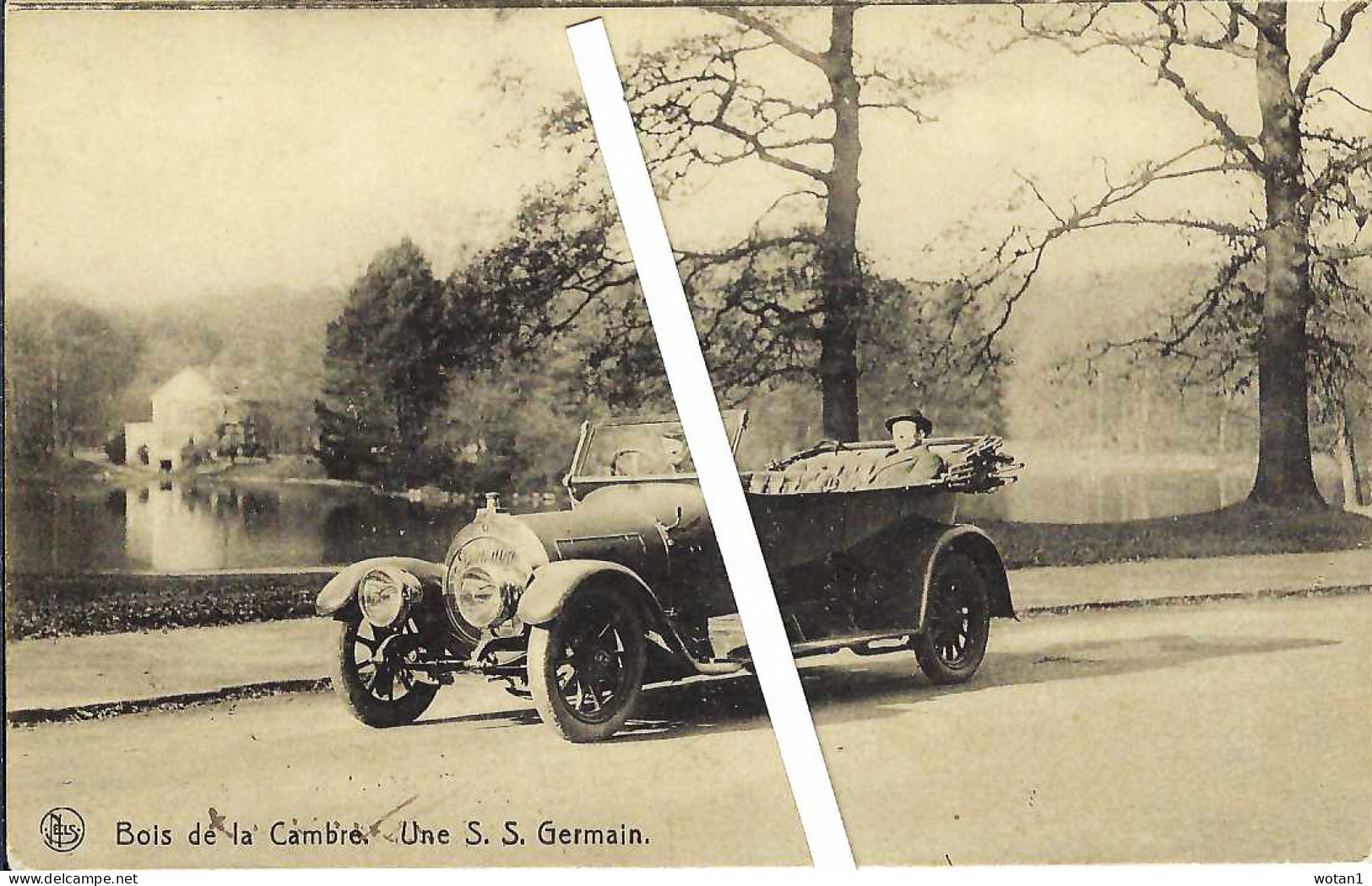 BOIS DE LA CAMBRE - Une S.S. Germain (voir Editeur) (Ligne Blanche Fictive) - Passenger Cars