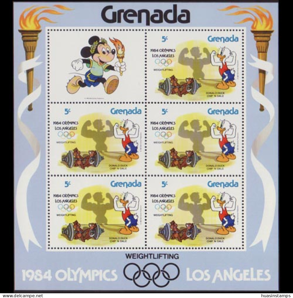 GRENADA 1983 - Scott# 1191A Sheet-Disney MNH - Grenada (1974-...)