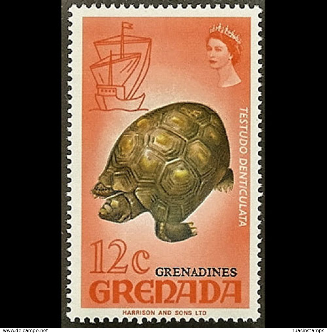 GRENADA GRENADINES 1975 - Scott# 9 Marine Life 12c MNH - Grenade (1974-...)