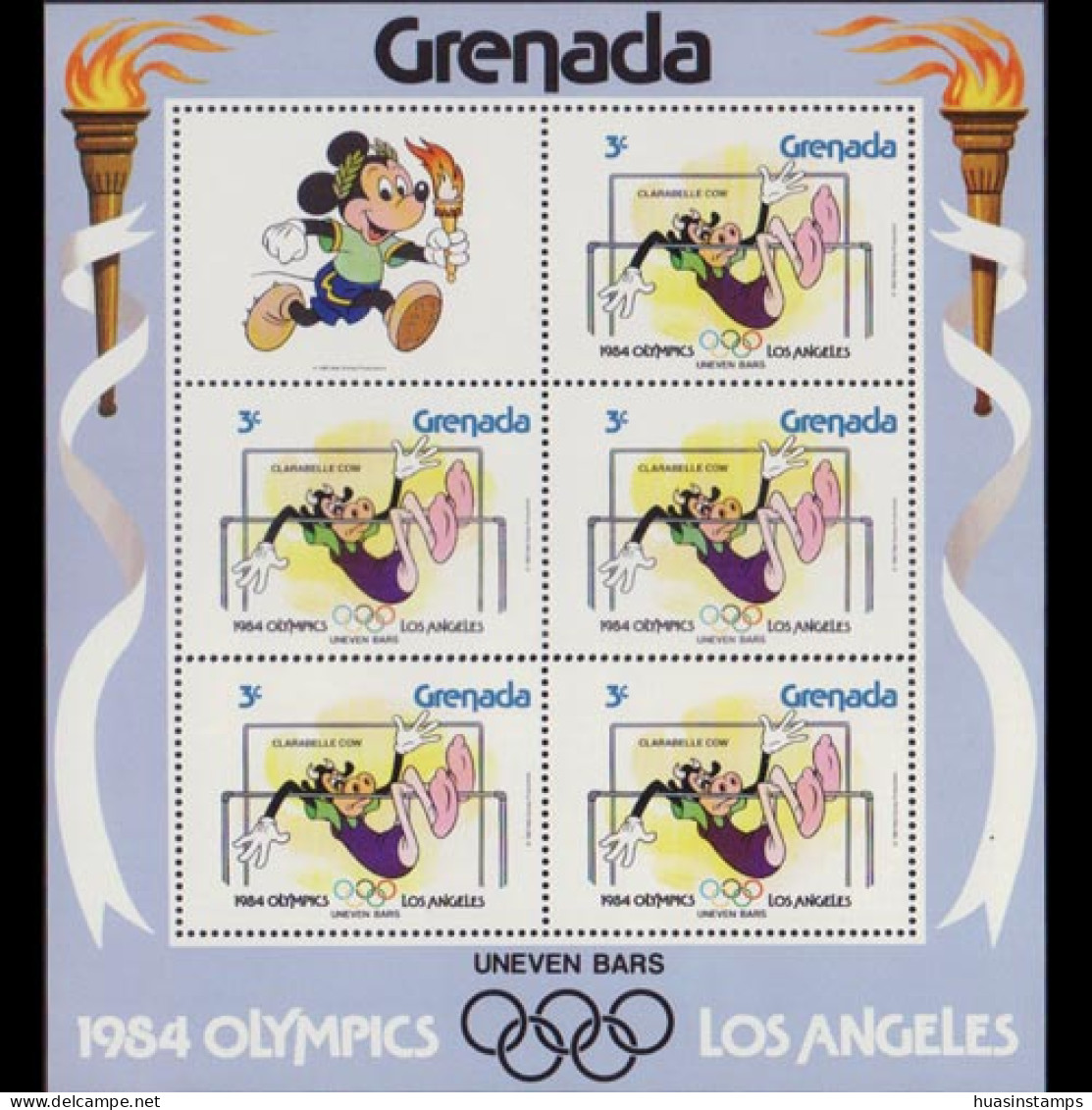 GRENADA 1983 - Scott# 1189A Sheet-Disney MNH - Grenade (1974-...)