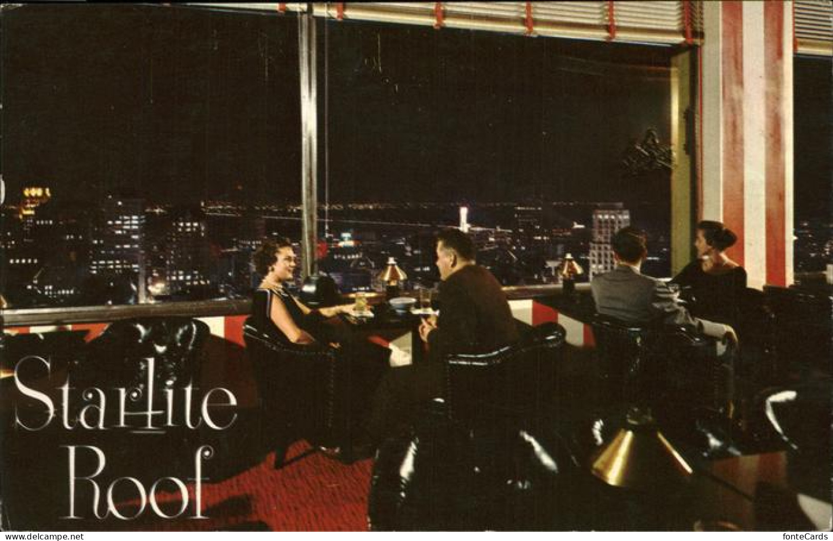 11311944 San_Francisco_California Night View From The Starlite Roof Sir Francis  - Other & Unclassified