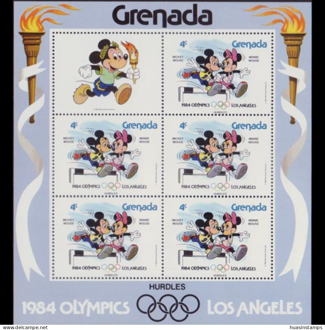 GRENADA 1983 - Scott# 1188A Sheet-Disney MNH - Grenade (1974-...)