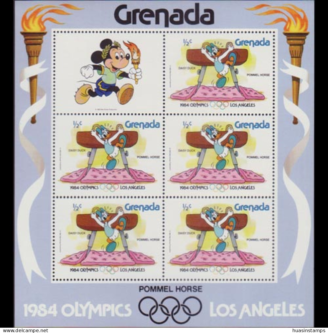 GRENADA 1983 - Scott# 1185A Sheet-Disney MNH - Grenade (1974-...)