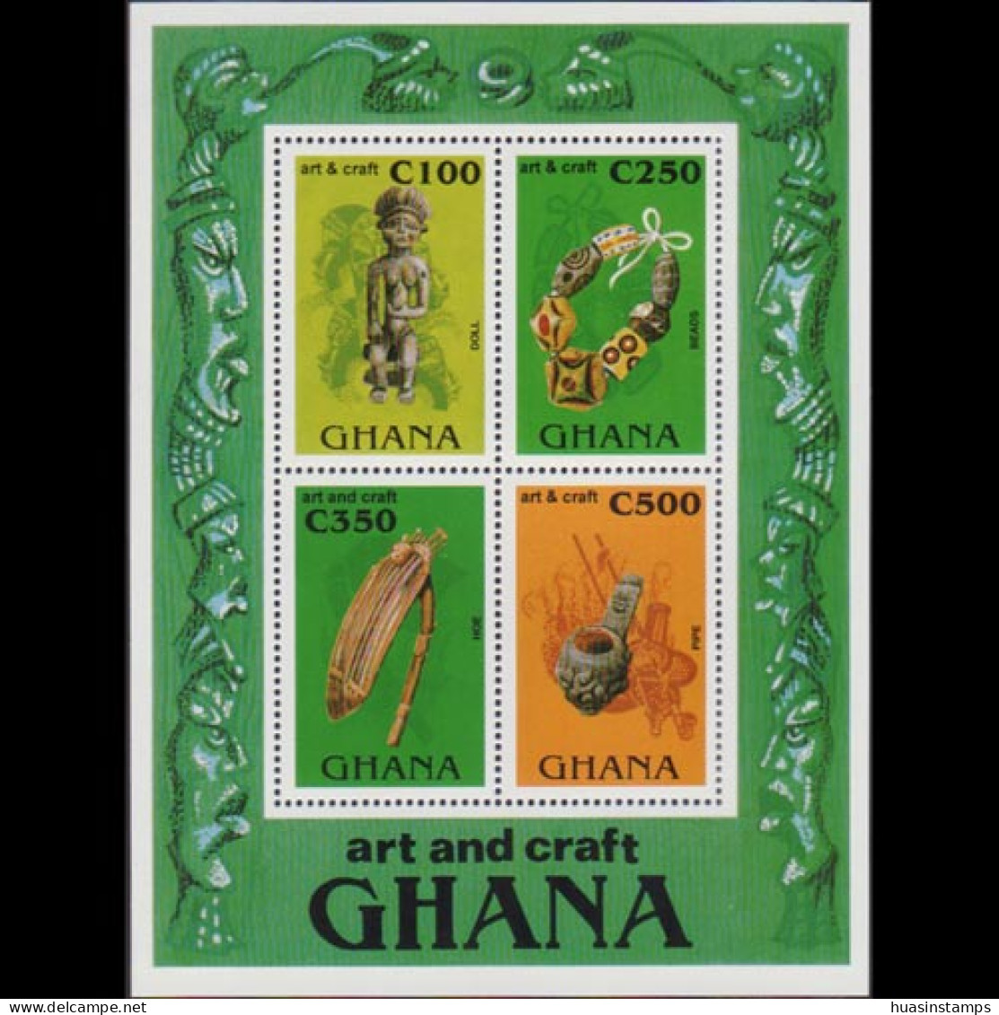 GHANA 1994 - Scott# 1639 S/S Handicraft MNH - Ghana (1957-...)