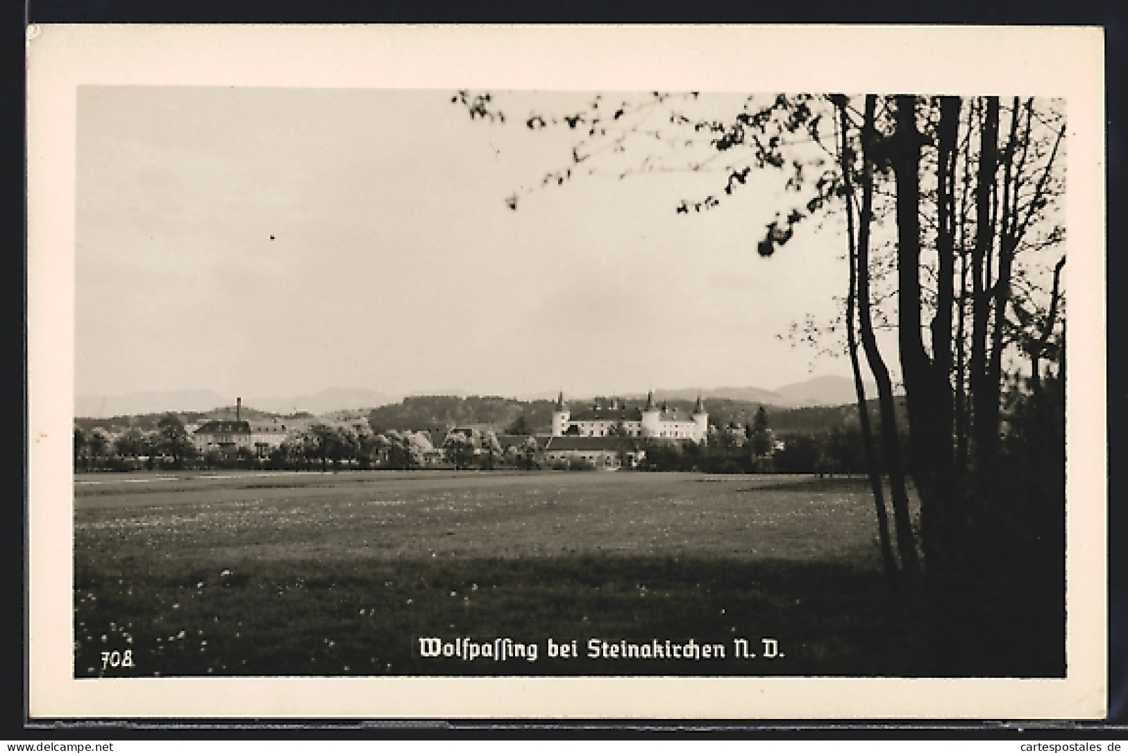 AK Wolfpassing Bei Steinakirchen N. D., Ortsansicht Aus Der Ferne  - Andere & Zonder Classificatie