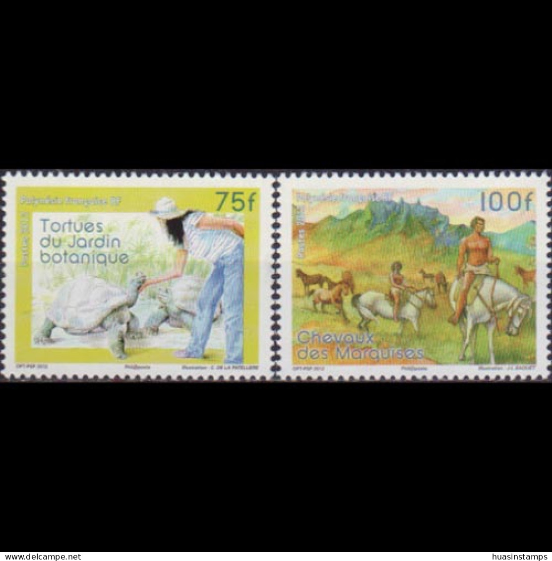 FR.POLYNESIA 2012 - Scott# 1085-6 Local Life Set Of 2 MNH - Ongebruikt