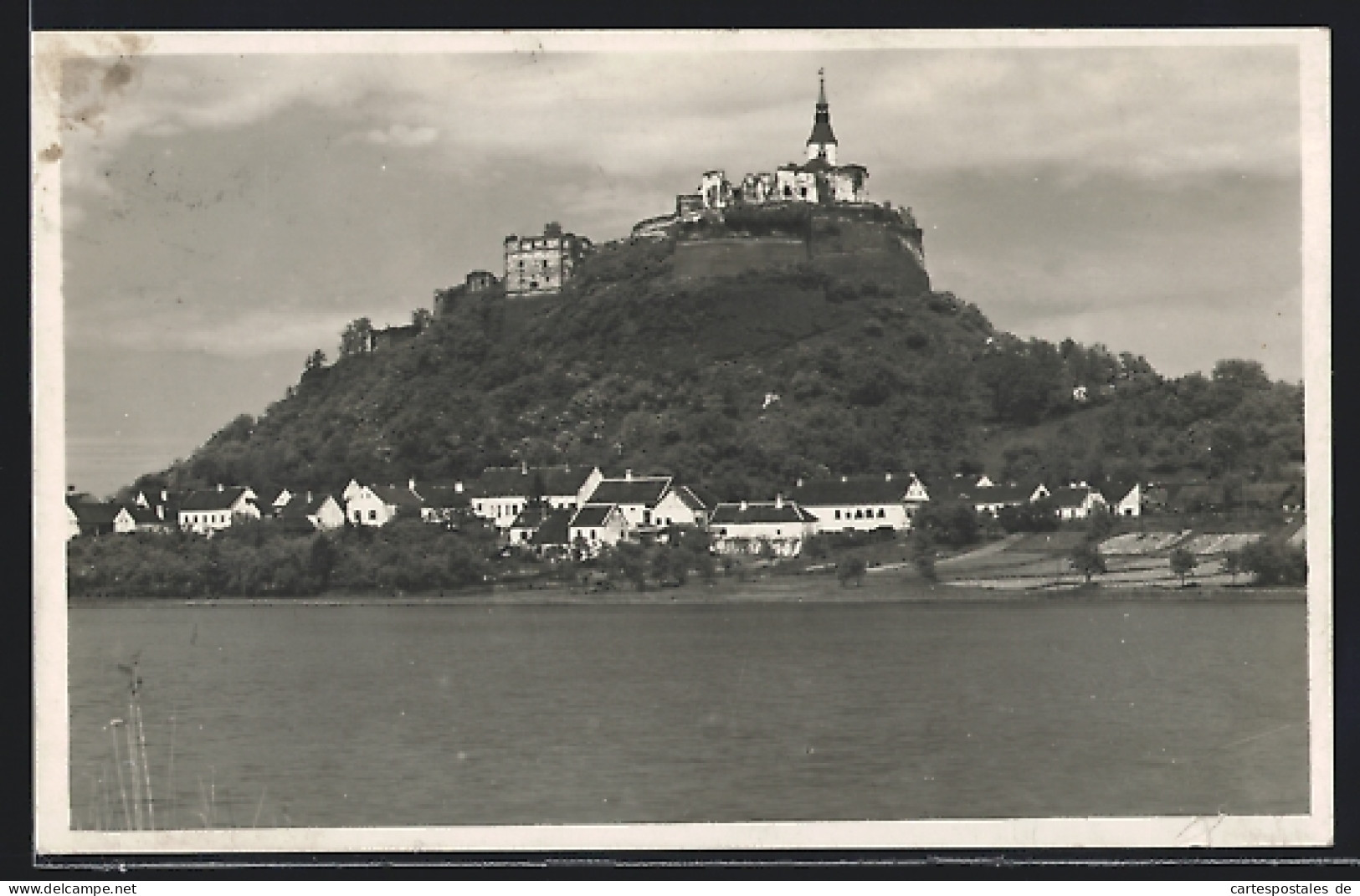 AK Güssing I. Burgenland, Ortsansicht Mit Burgruine  - Andere & Zonder Classificatie