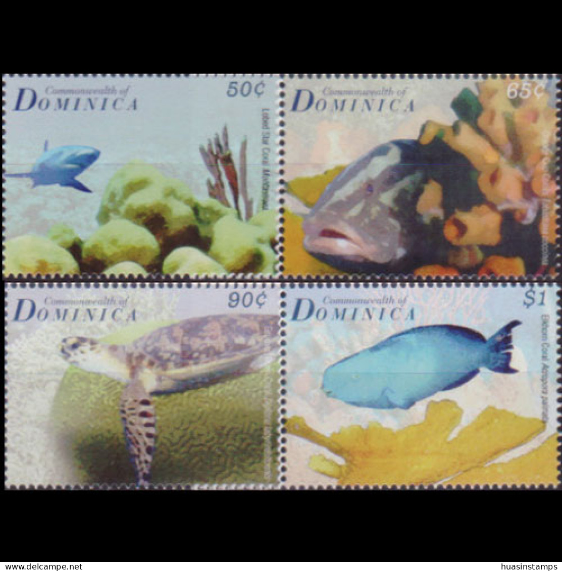 DOMINICA 2009 - Scott# 2690-3 Marine Life Set Of 4 MNH - Dominica (1978-...)