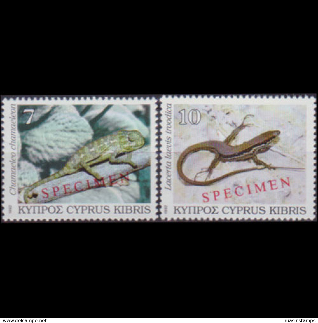CYPRUS 1992 - Scott# 802-3 Reptiles Specimen Set Of 2 MNH - Ongebruikt
