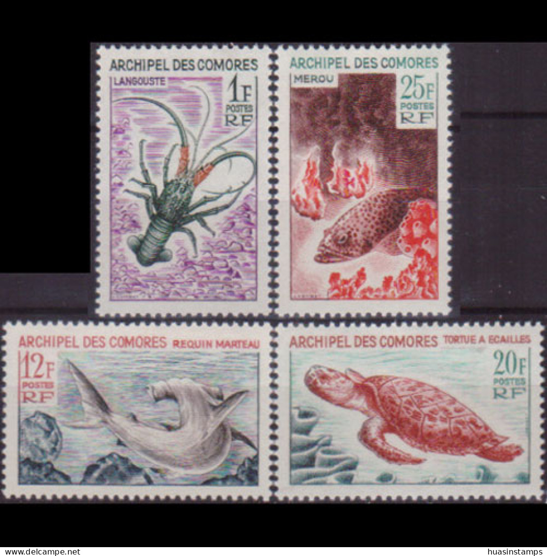 COMORO IS. 1965 - Scott# 63-6 Marine Life Set Of 4 MNH - Comoros