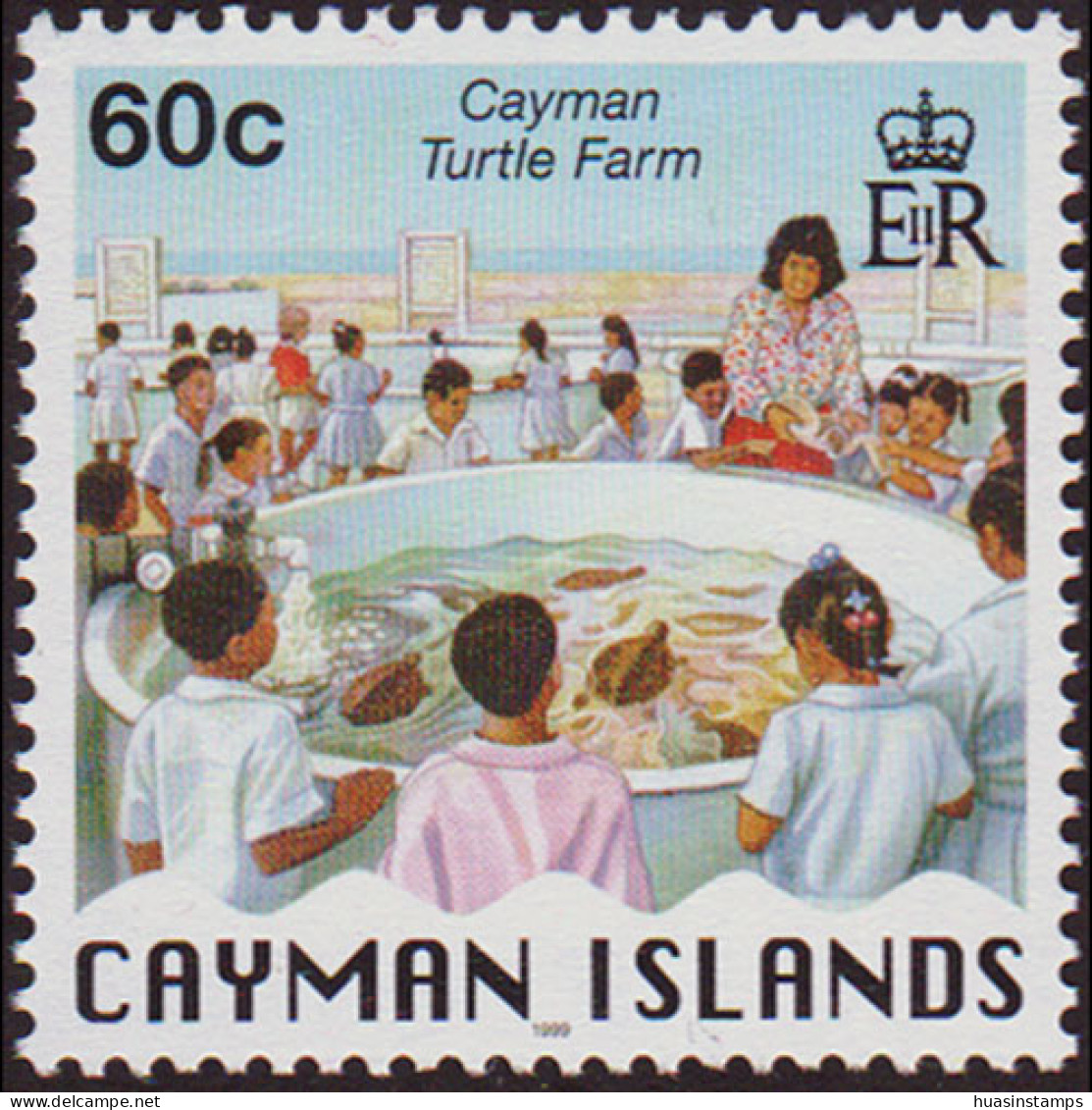 CAYMAN IS. 1999 - Scott# 727a Turtle Farm Set Of 1 MNH - Cayman Islands