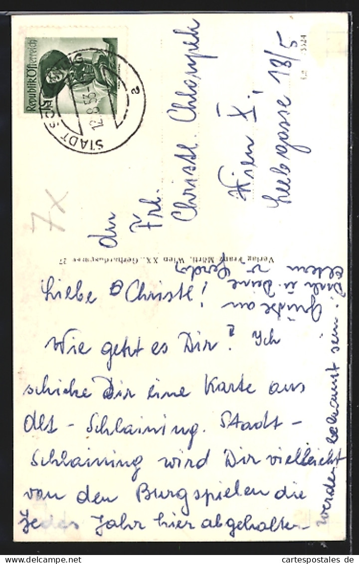 AK Schlaining /Bgld., Schlossturm  - Autres & Non Classés