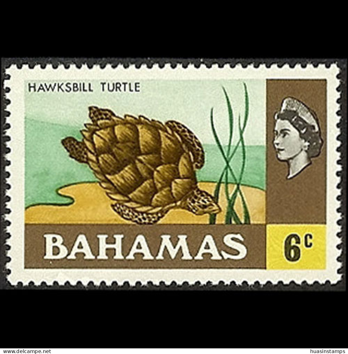 BAHAMAS 1971 - Scott# 318 Hawksbill Turtle 6c MNH - Bahamas (1973-...)