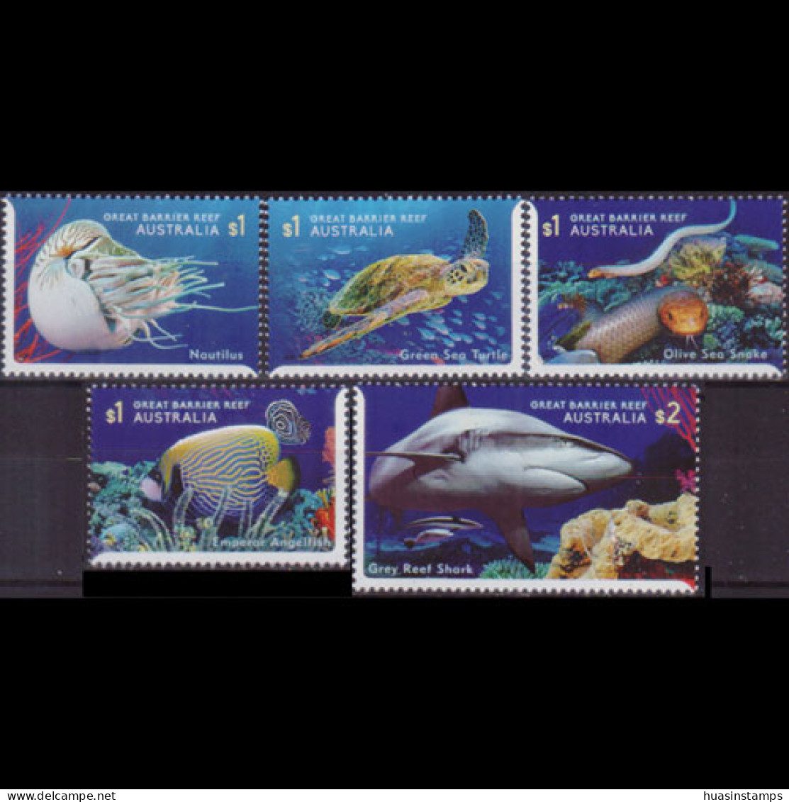 AUSTRALIA 2018 - Scott# 4827-31 Coral Reefs Set Of 5 MNH - Nuevos