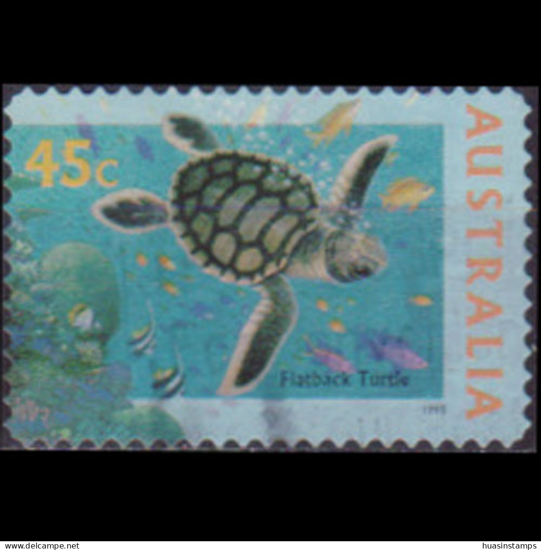 AUSTRALIA 1995 - Scott# 1466 Turtle Set Of 1 Used - Gebraucht