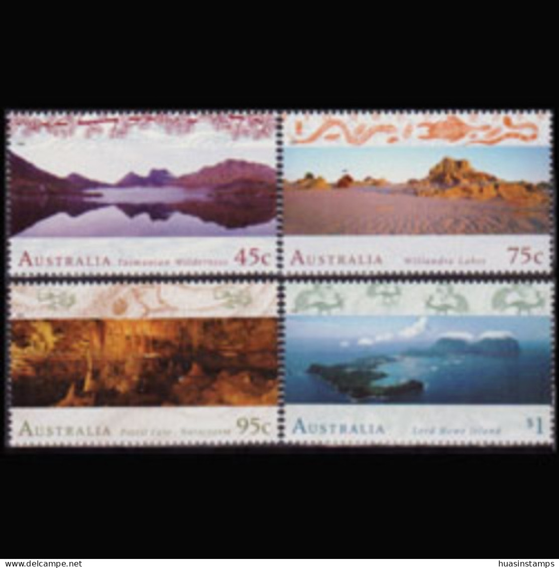 AUSTRALIA 1996 - Scott# 1485-8 Heritage Sites Set Of 4 MNH - Nuovi