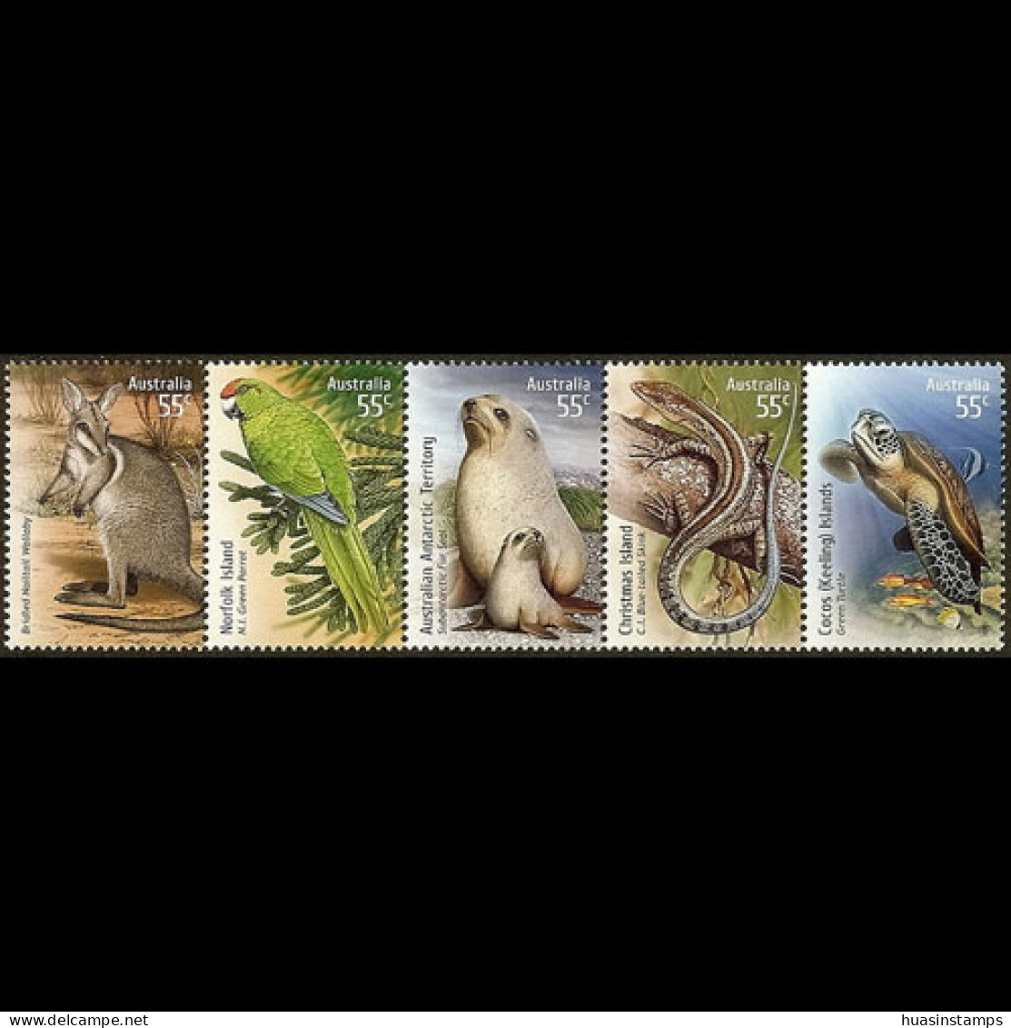 AUSTRALIA 2009 - Scott# 3130a Endang.Wildlife Set Of 5 MNH - Nuovi