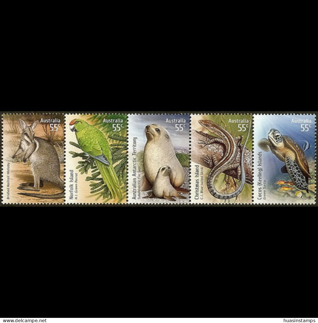 AUSTRALIA 2009 - Scott# 3130a Endang.Wildlife Set Of 5 MNH - Ungebraucht