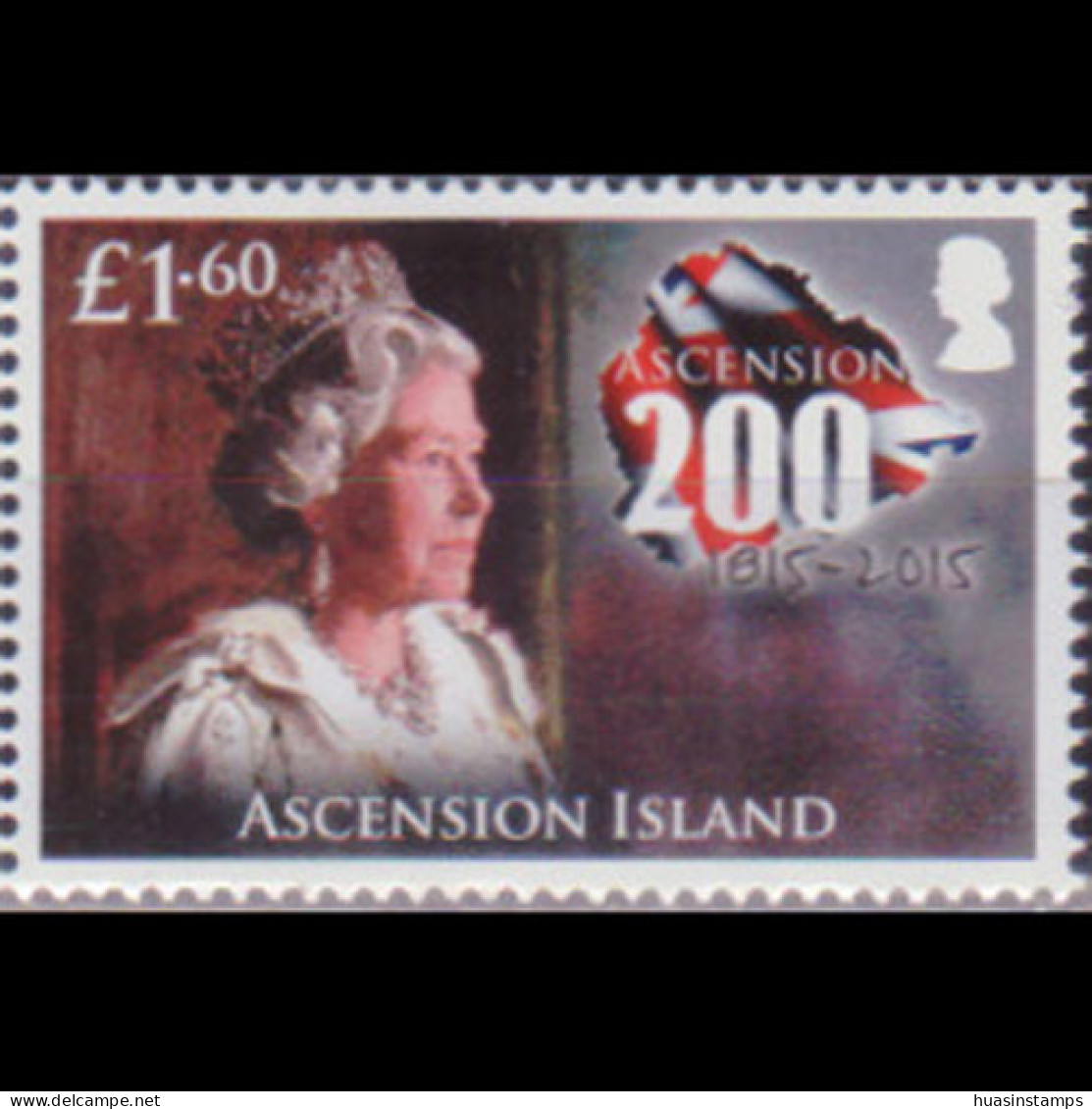 ASCENSION 2015 - Scott# 1148 Settlement-QEII 1.6 Pound MNH - Ascensión