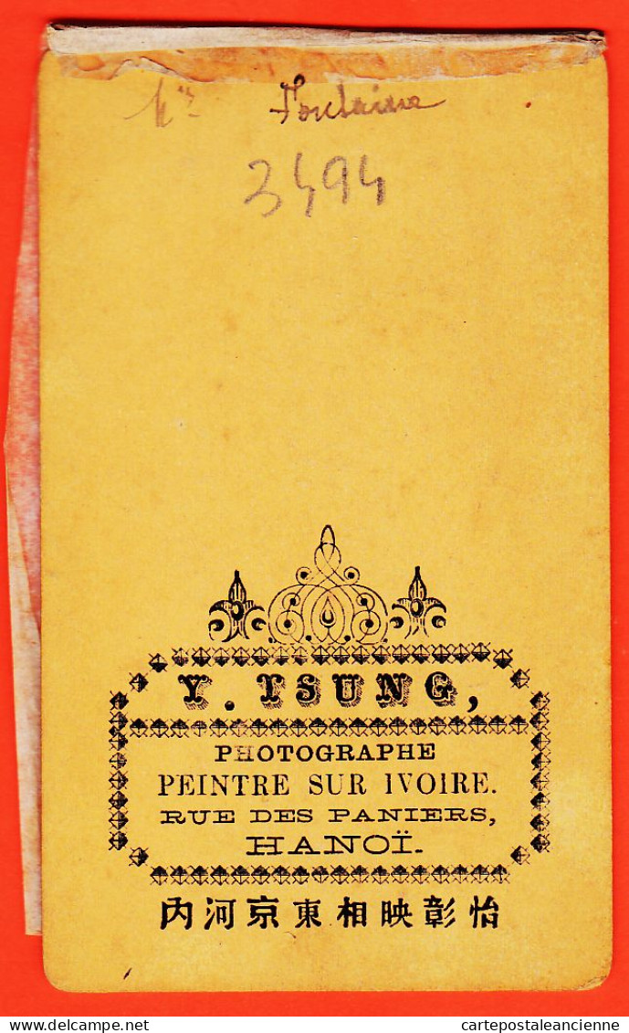 31190 / Rare HANOI Auguste-Raphaël FONTAINE-Distillerie Indochine- Photographe TSUNG Rue Paniers Peintre Ivoire  - Personas Identificadas